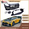 Compatible Front Bumper for 2016+ Mercedes-Benz AMG GT, IMP Style, Semi-Carbon Material