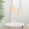 Cylindrical Lamp Shade E27 Lamp Holder Modern Minimalist Design for Bedside Wall Floor Lamps Bedroom Living Room Office Decor