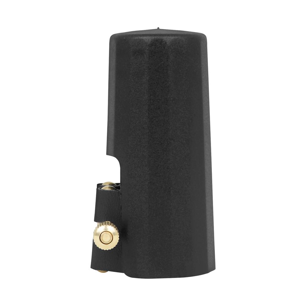 Saxophone Metal Buckle Leather Clip + Cap Single Copper Screw Adjustment Saxophone Ligature Compact