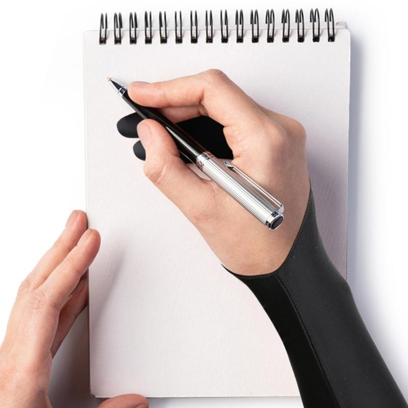 1 Pair Comfortable Elastic Long Sleeve Gloves for Artists Gardeners Anti Stain Breathable Design Painting Gloves