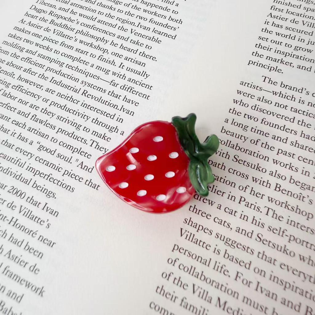 Summer Fruit Hair Clips: Cherry, Strawberry, Grape Claw Clips - Cute & Sweet Accessories