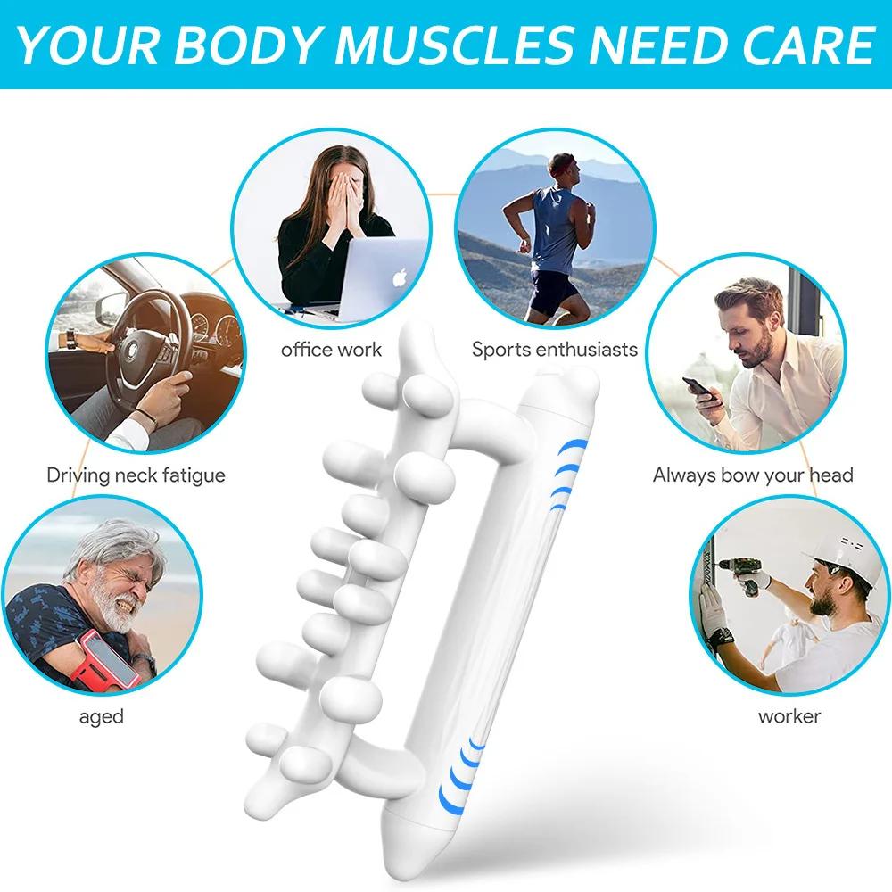 Neck Massager, Fascia Roller, Myofascial Release Scraper, Physiotherapy Equipment, Shoulder Chiropractic, IASTM Therapy Tools
