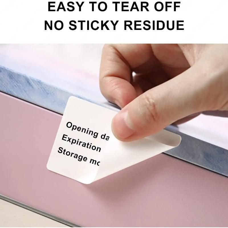 Papel de Etiqueta Branca Niimbot M2/M3/B32/Z401 Autoadesivo Impressão por Transferência Térmica Adesivo à Prova d'Água para Impressora Niimbot M2/M3