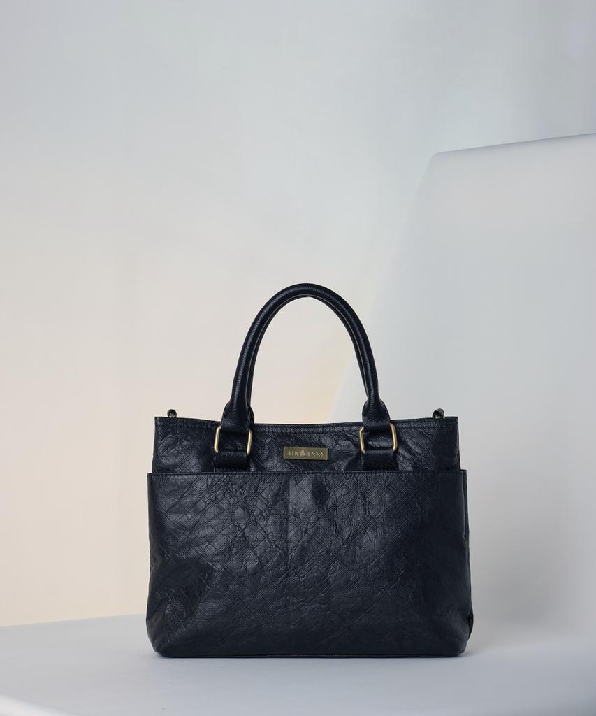 Wallaroo Vegan Classic Mini Tote Bag Black