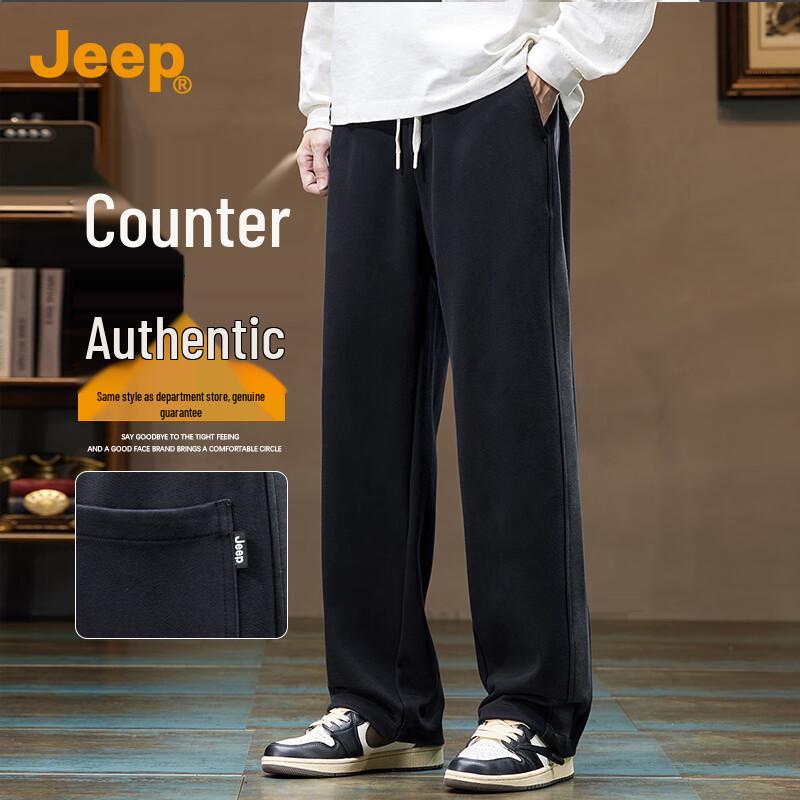 JEEP Men s Versatile Drawstring Casual Trousers L