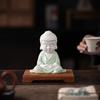 Zen Keramik Tathagata Buddha kleine Dekoration kreativer schöner Tee Buddha Teehaus Ornament Auto Haus Büro FENG SHUI Dekoration