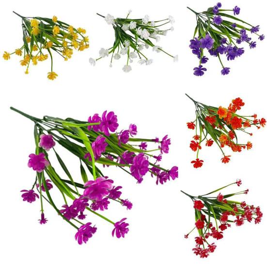 Wunderschöne Kunstblume, auffällig und minimalistisch in leuchtenden Farben