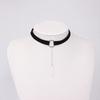 SUMENG 2024 New Fashion Black Velvet Choker Necklace Chain Bar Chokers  For Women Collares Jewelry Gifts