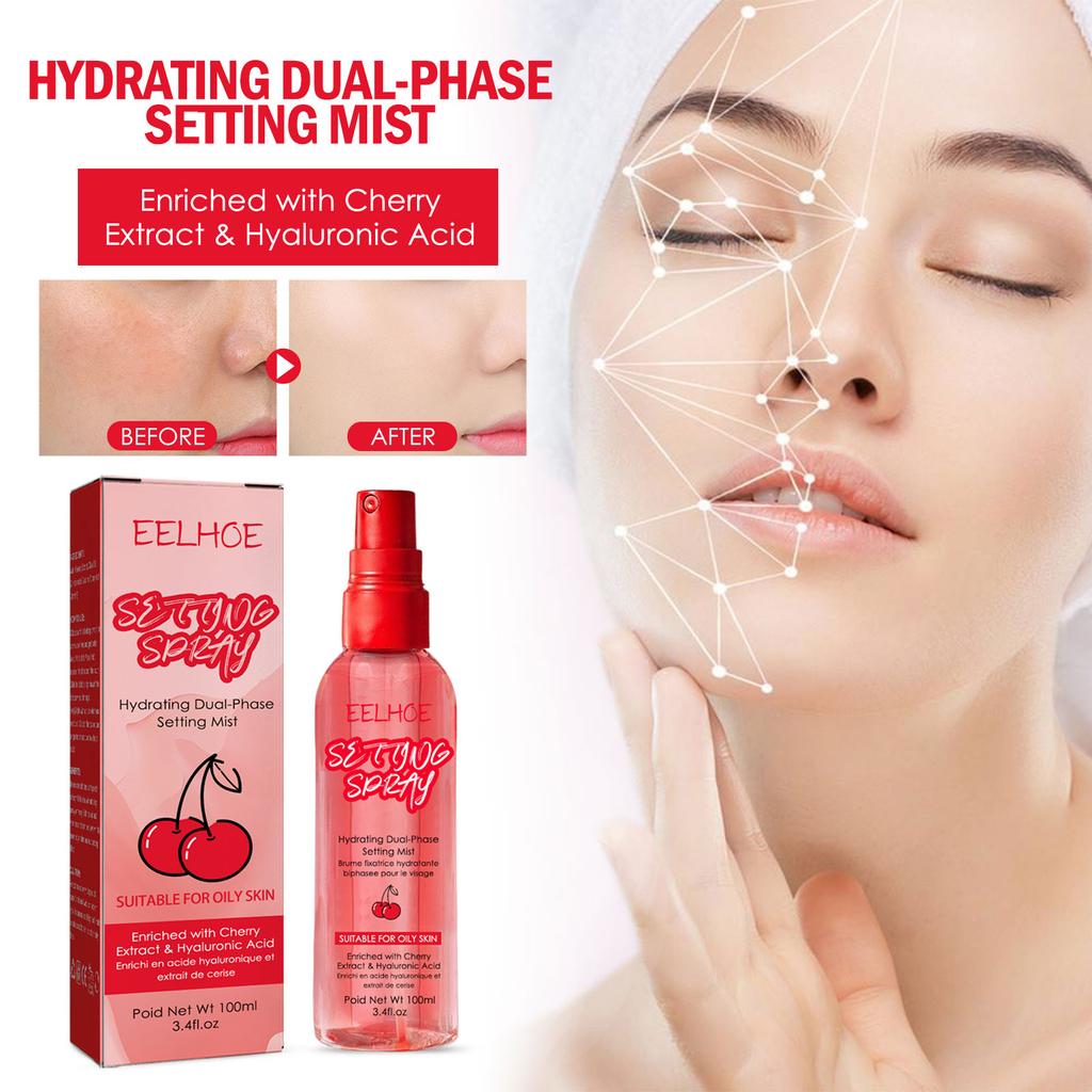 Makeup Setting Spray Moisturizing Spray Oil Control Waterproof Not Easy To Temove Makeup Fast Film-Forming fFacial Cosmetics