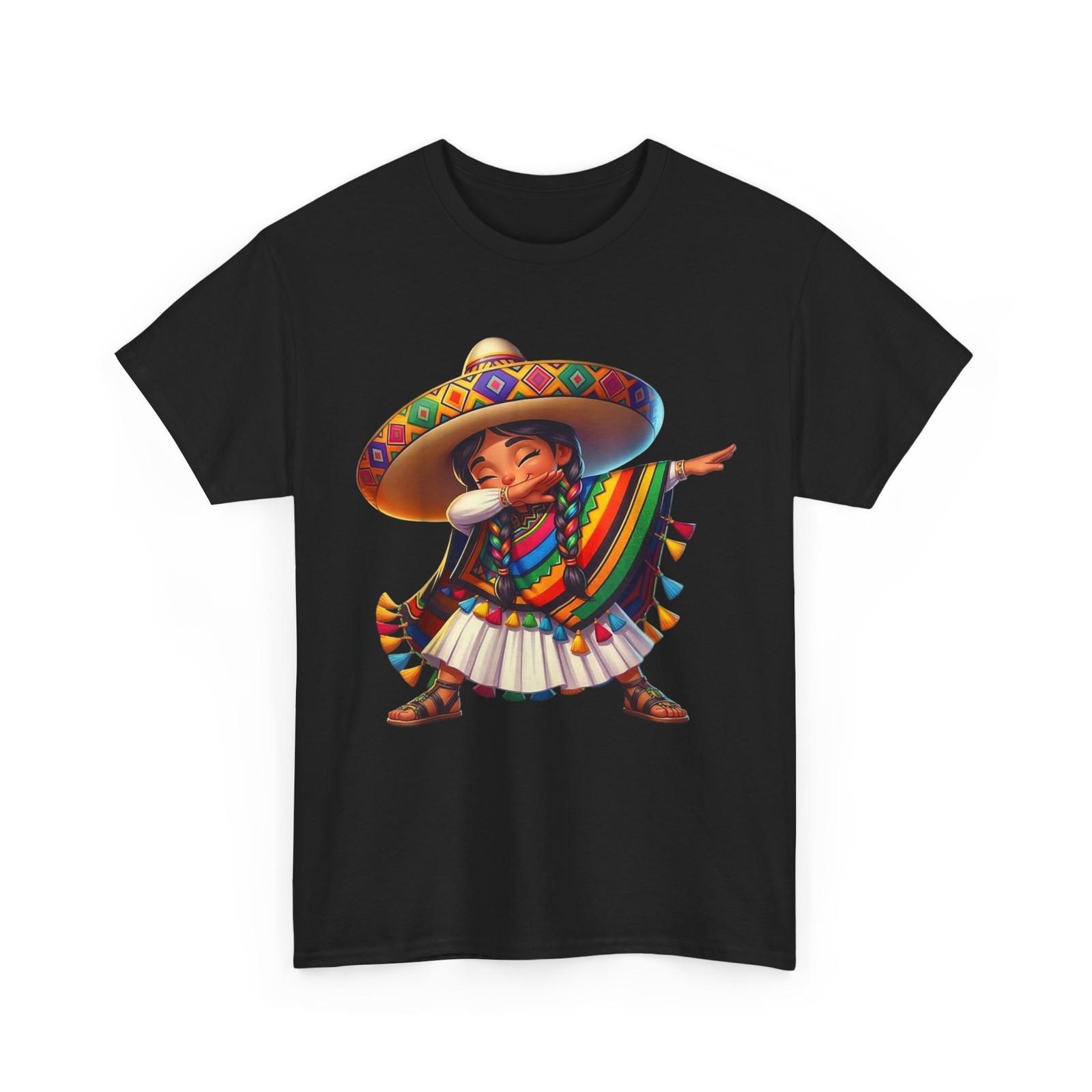 Mexican Dabbing Girl Shirt, Cinco De Mayo Mexican Culture Lovers Shirt XXXL