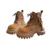 Martin Boots Children's Single Boots 2025 Autumn and Winter New Thick-soled Super Foreign Style Small Short Boots Tooling Locomotive Boots