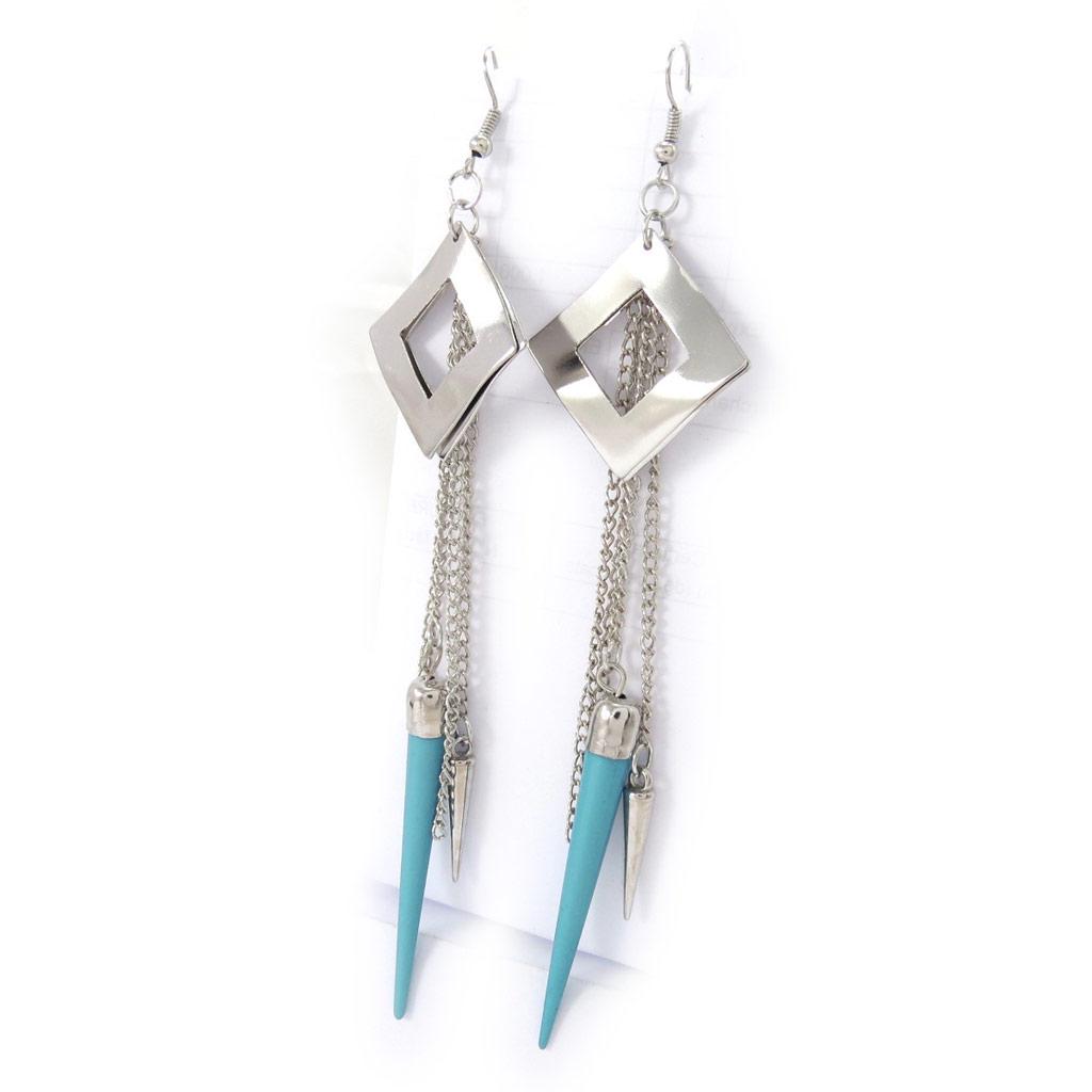Les Trésors De Lily [J9012] - Boucles Créateur 'Scarlett' bleu