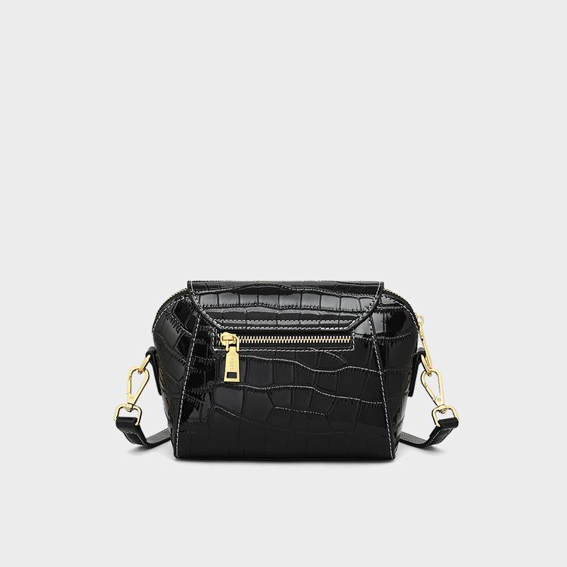 New Autumn and Winter Women's Bag Small Square Bag High-end One-shoulder Genuine Leather Crossbody Bag Small Bag