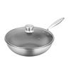 Faust Wabenmuster Edelstahl Wok