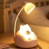 Soft Warm Glow Bedside Light Sleeping Cat Night for Kids, Rechargeable LED Nursery Lamp, Cute Kids Adjustable Brightness Touch Bedroom Baby Room Small