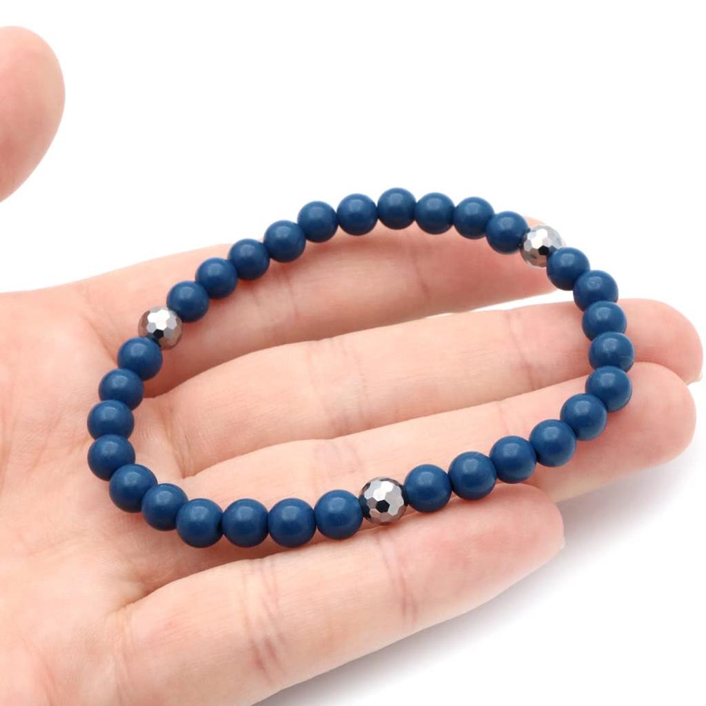 [GOLD STONE] Beitou Stone Bracelet, Terahertz Accessory, Blue, Natural Stone, Power Stone