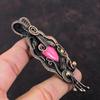 Thulite Pendant Copper Wire Wrapped Pendant Handmade Pendant Designer Copper Jewelry Gemstone Pendant Wire Wrap Thulite Jewelry Gift For Him