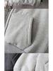 Men's Plus Size Zip-up Hooded Sweatshirt Jacket with Fleece Lining for Autumn/Winter 2024