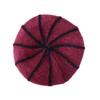 Women Winter Hat Thick Warm Knitted Hat Soft Velvet Slouchy Cap with Visor Brim for Middle-Aged And Elderly Ladies