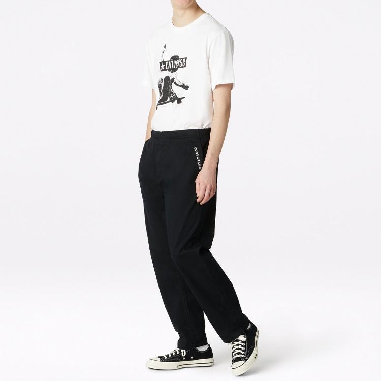 Converse Easy Waist Woven Pants Asia Sizing 'Black' Men's 10018387-A02