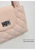 2026 Spring/Summer Women's Cute Bear Handbag - Diamond Lattice Chain, Shoulder & Crossbody Bag