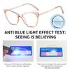 Blue Ray Blocking Anti-Blue Light Glasses Ultralight PC Round Eyeglasses Eye Protection Optical Spectacle Eyeglass Office