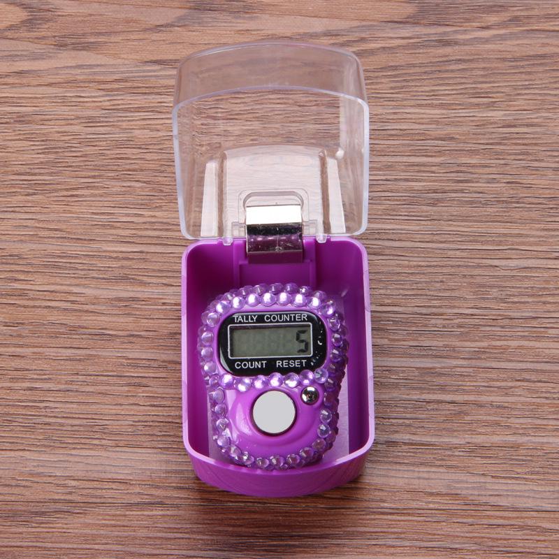 Diamond-Set Tally Counter Ring