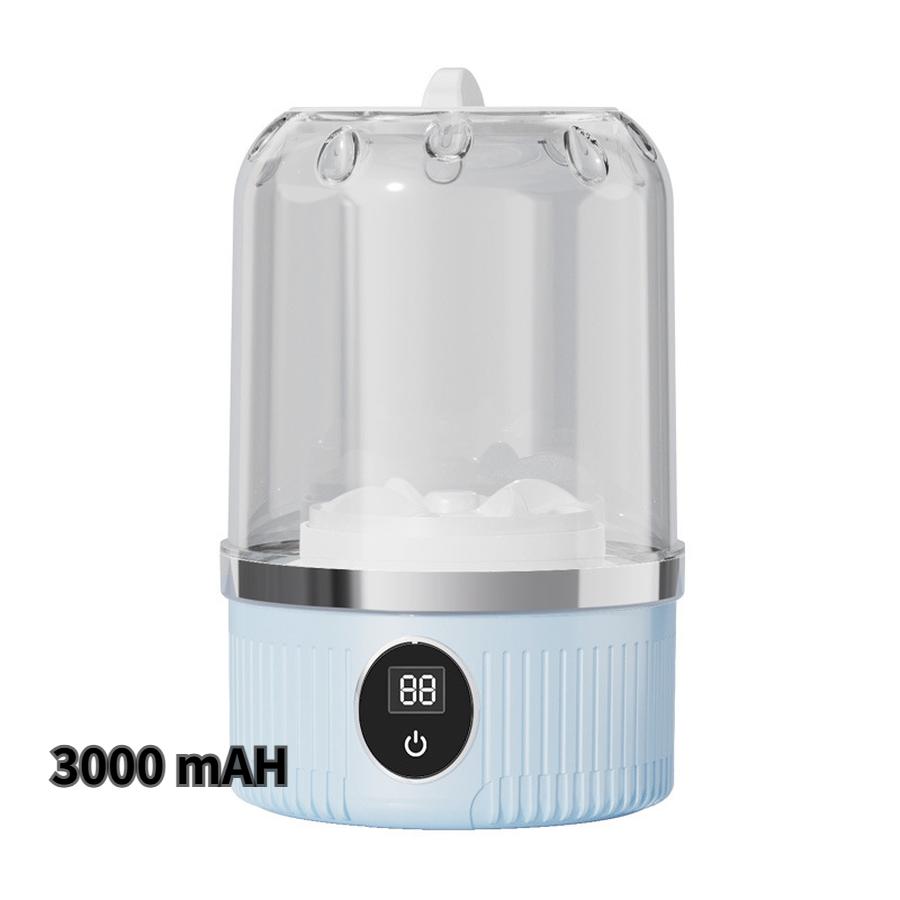 

Нова Міні-пральна машина для білизни, панчіх - Портативна бездротова автоматична чашка для прання 3000 мАг 12.5*20.5cm синій