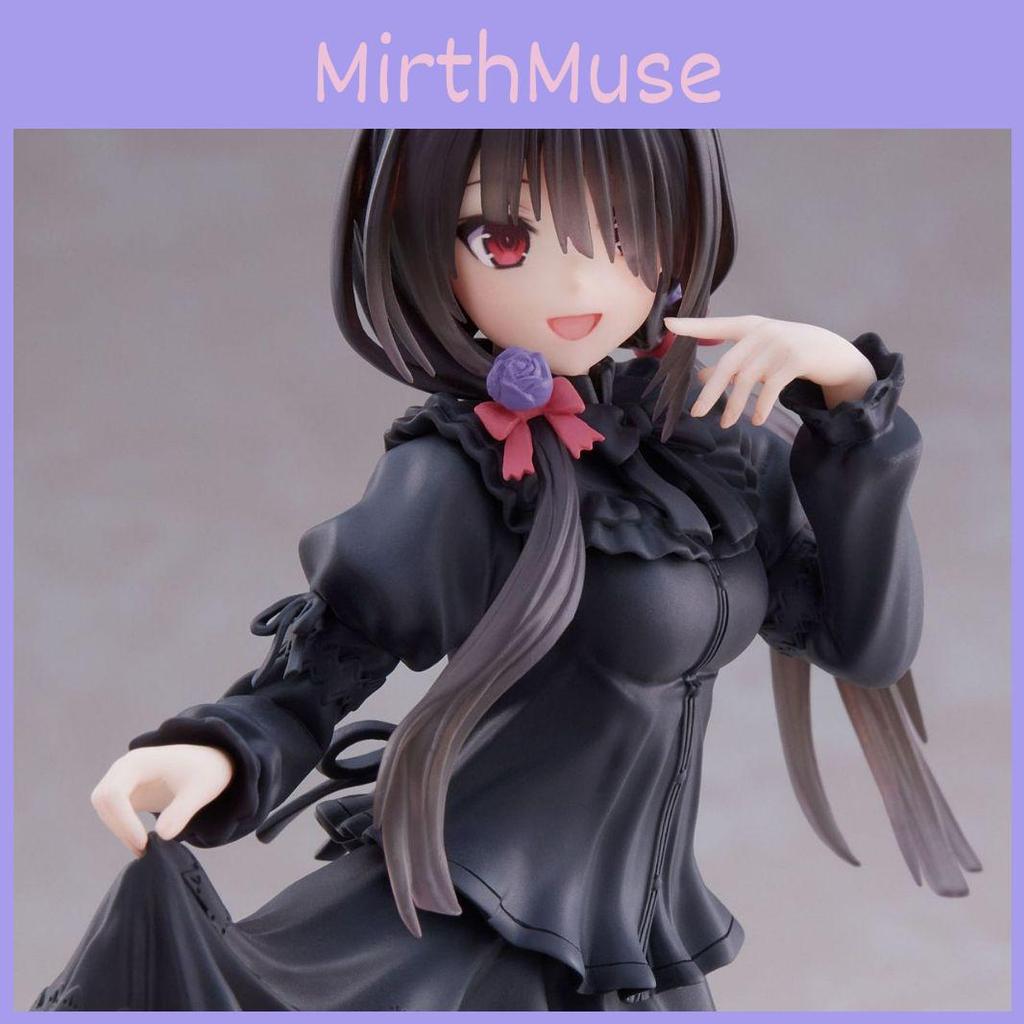 Beautiful Kurumi Tokisaki Pvc Statue In Elegant Dress Pose Perfect For Collecting