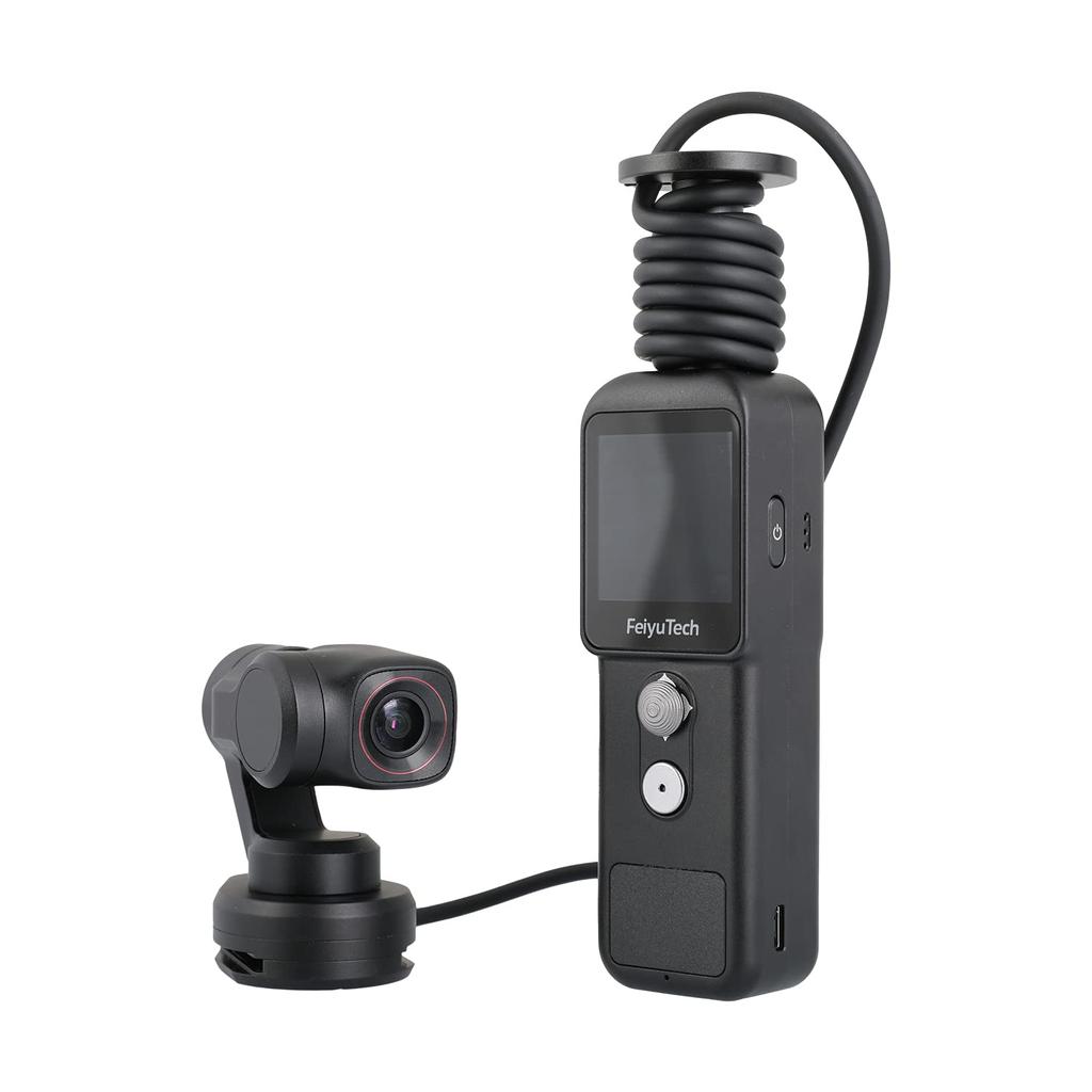 FeiyuTech Feiyu Pocket a Handheld Gimbal with a Separate 4K Smartphone Compact and Lightweight Includes Japanese Instruction Manual 2S, Compact,