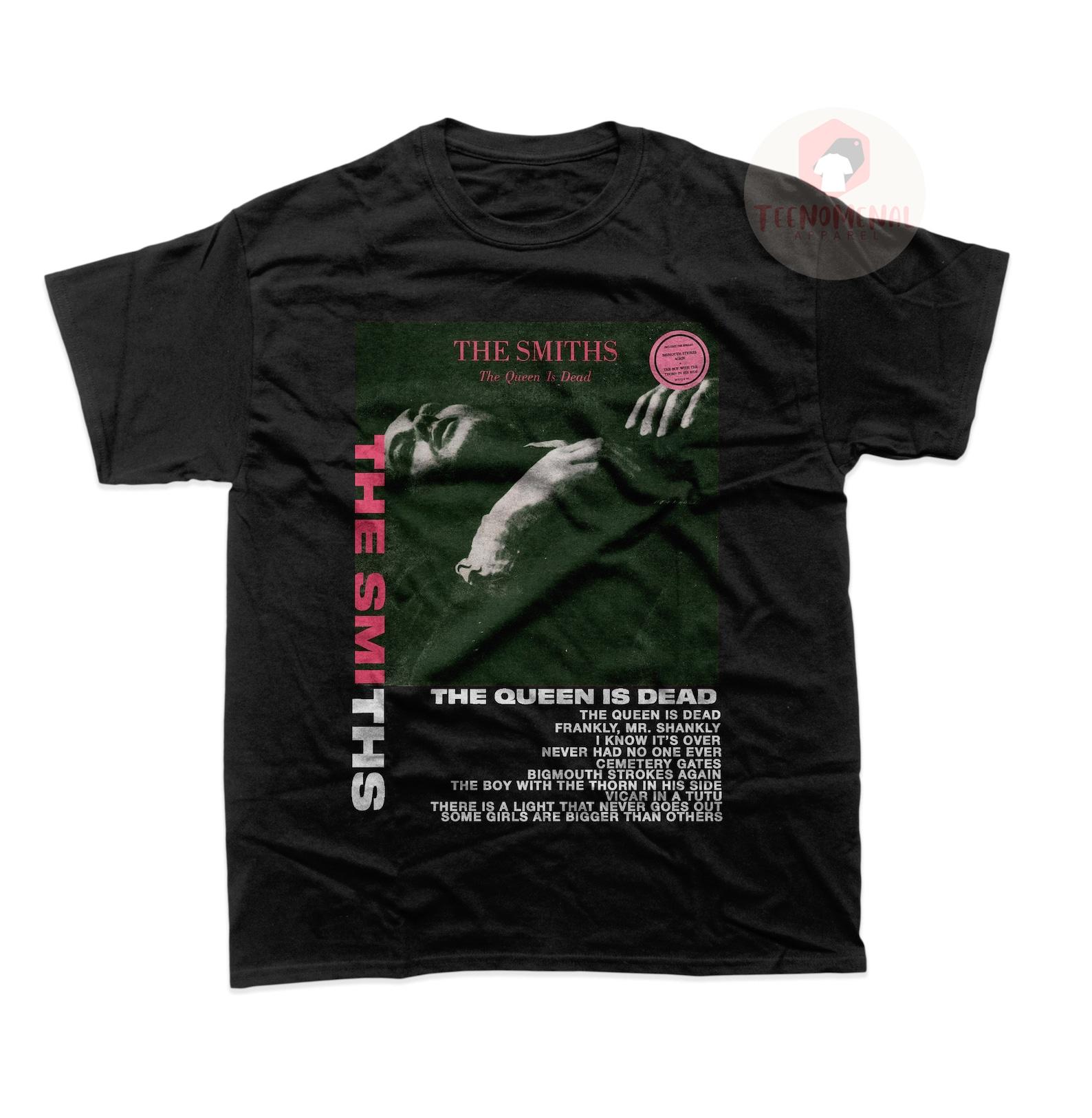 The Smiths Unisex T-Shirt - The Queen Is Dead Album Tee - Music Band Graphic Shirt - Printed Music Merch For Gift 2XL