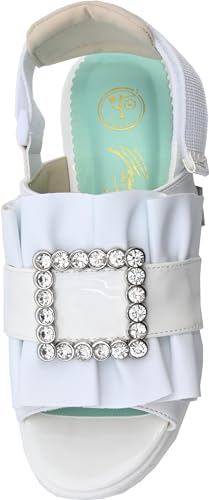 Plateau-Sandalen mit Gürtel