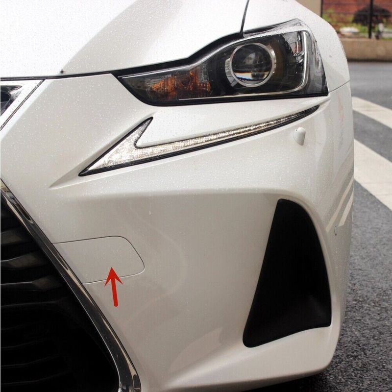 52129-53916 Driver Side Front Bumper Towing Hook Hole Eye Cover Cap For Lexus IS300 350 IS200t 2017 2018