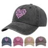 Sweet Heart Printed Visor Baseball Cap  For Man Women Hiking Fishing Vacation