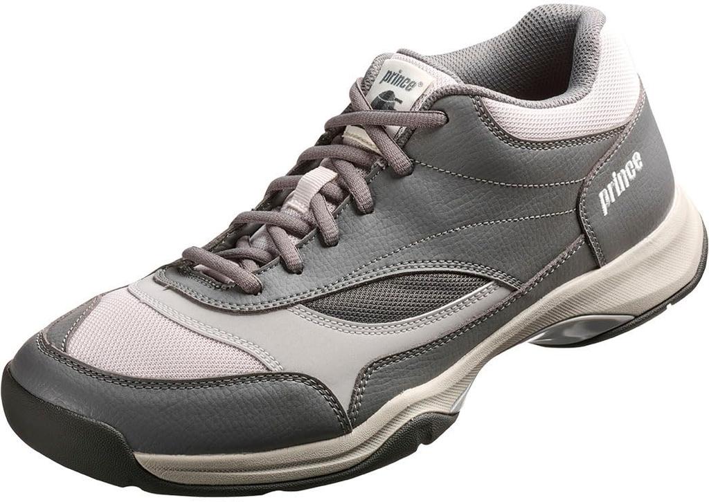 Prince Wide Lite Advance HC Tennis Shoes x Dark Gray x Dark Gray Size 4E (Gray Gray), (300), 27.5 cm,