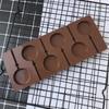 5/6 Holes Reusable Silicone Round Lollipop Mold Soap Lollipops Chocolate Decoration Stencil Confectioners Baking Tools Supplies