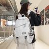 Schoolbag new backpack female middle school students college students retro simple backpack niche design high value schoolbag large capacity