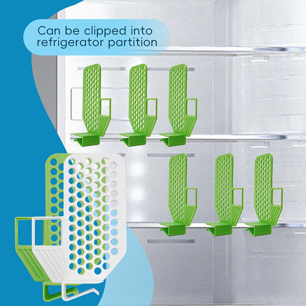 Refrigerator Dividers Fridge Storage Drawer Organizer Separators Adjustable Space Allocator Partition Shelf
