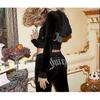 Veludo Juicy Roupa de Costura Moletons de Veludo com Zíper e Conjunto de Calças Roupa Esportiva 2024 Agasalho Crop Feminino Primavera/Outono