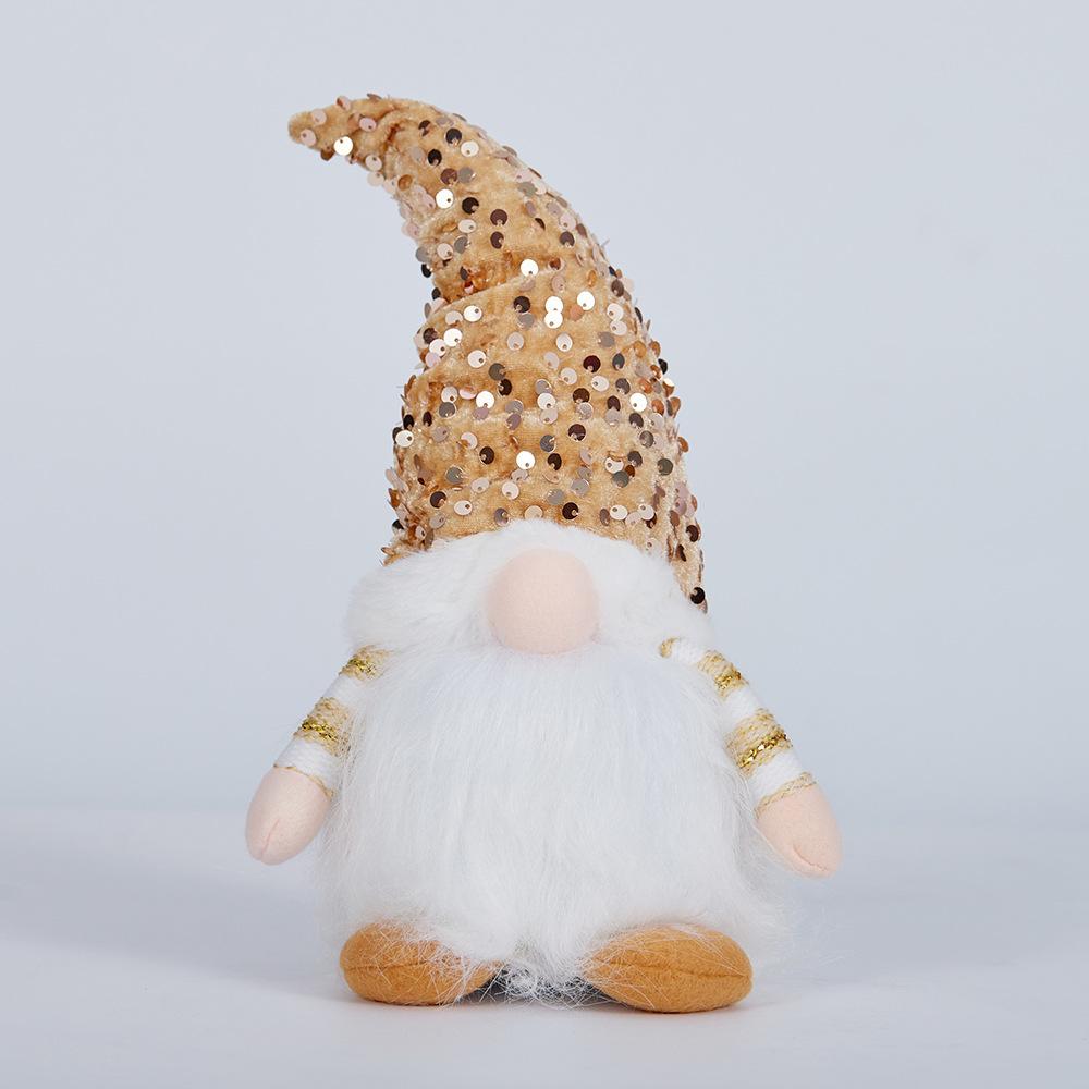 Glowing Knitted Gnome Doll Christmas Decor Doll with LED Night Light for Home Xmas Decorations Navidad New Year 2025 Gift