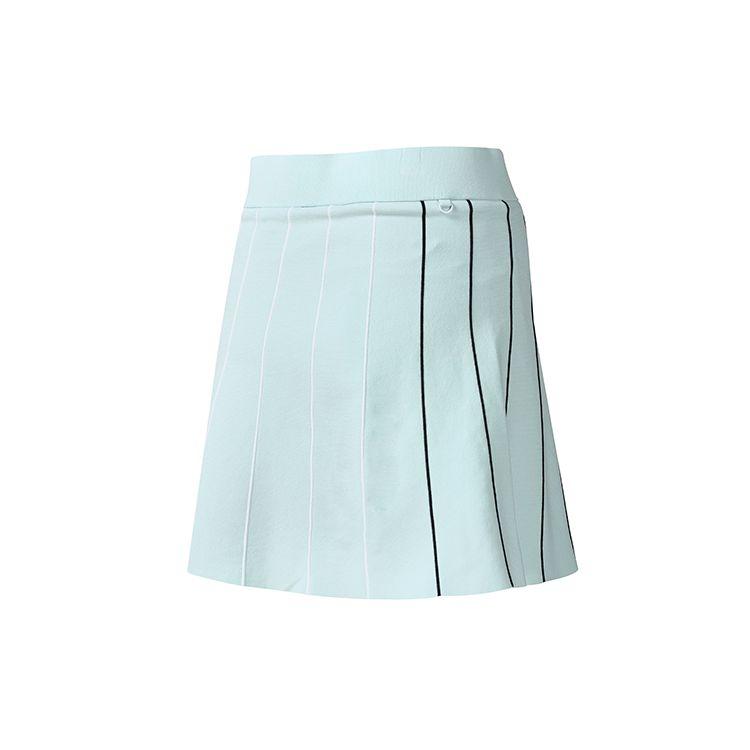 Fila Athletics Striped Golf Fashion Woven A-Line Comfortable Casual Skirt Women Skirts Elegant-Blue A11W235320F-LB