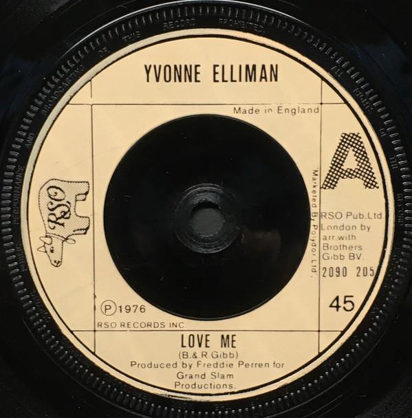 7inch Record YVONNE ELLIMAN - Love Me 2090205 RSO 1976 UK Soul/Funk Used