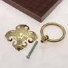 Aged Bronze Decorative Door Handles Crafted from Sturdy Materials; Adds a Touch of Vintage Charm to Any Home\'s Entryway