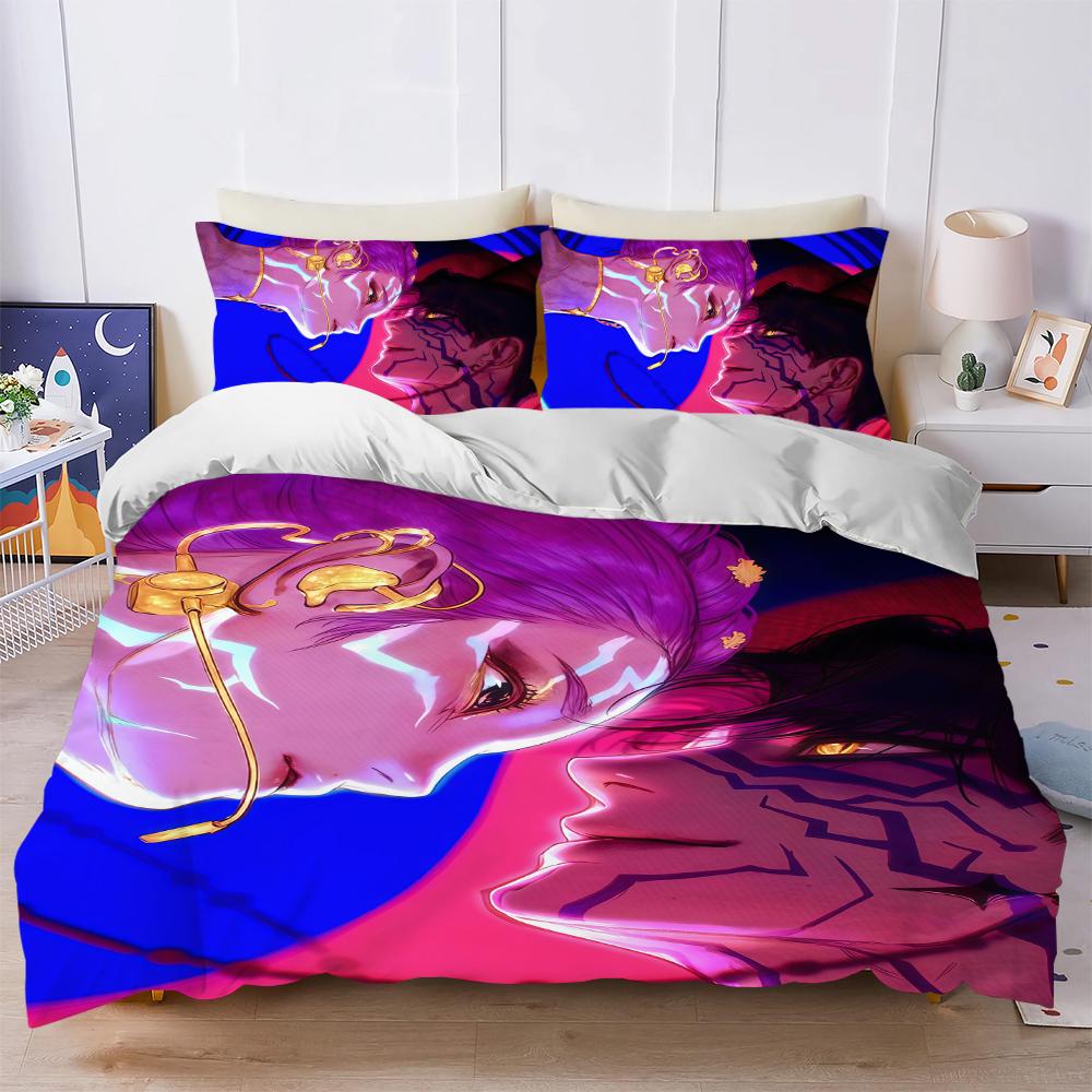 D-Demon H-Hunters Bedding ste Mira Zoey Rumi Duvet Cover Set Cotton Bed 3 Piece Summer Comfortable Student Dormitory Home