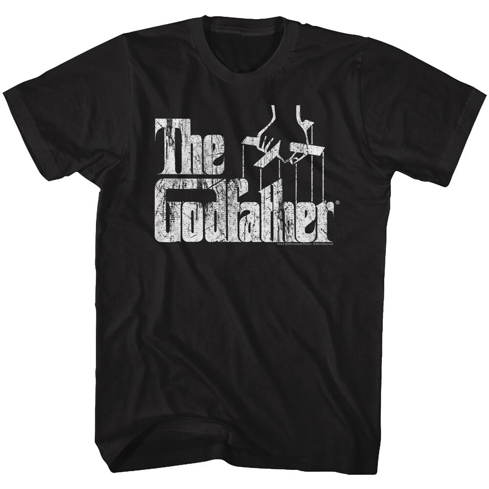 The Godfather White Movie Logo Marlon Brando Don Vito Corleone Men T Shirt XXXXL