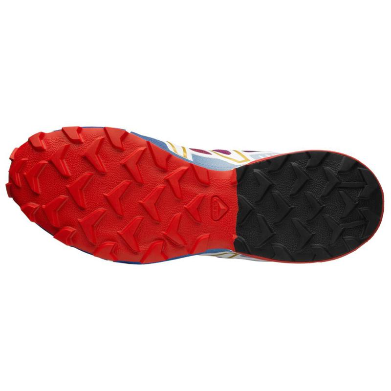 KAR L'Art De L'Automobile x SALOMON Speedcross 3 Scarpe da Outdoor Basse Antiscivolo Resistenti all'Usura Unisex Rosse Blu Sneakers 476745