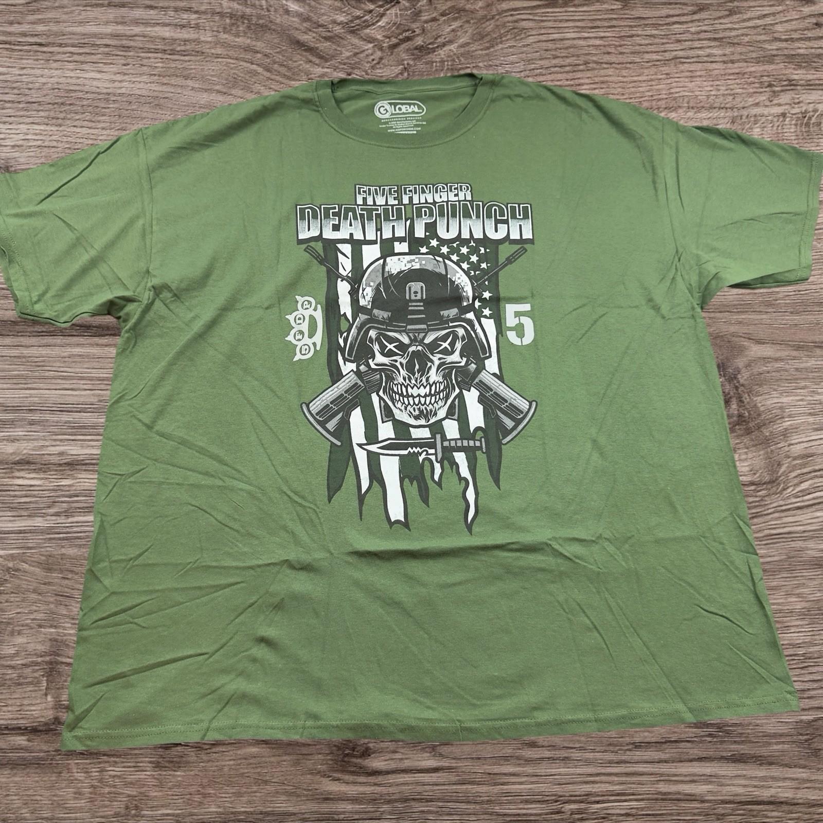 Five Finger Death Punch Graphic Adult Size 3X-Large Unisex T-Shirt XL