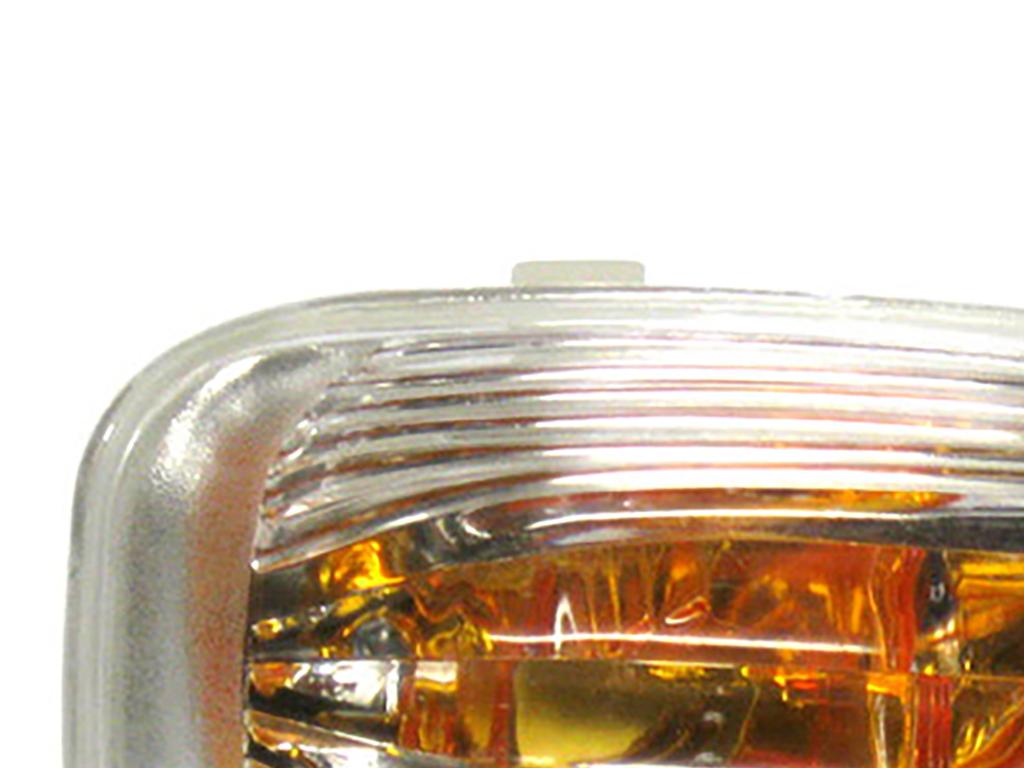 Opel Movano 2010- YELLOW turn signal with WHITE BULB in the right mirror