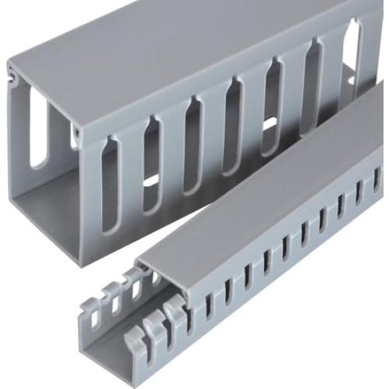 TRUSCO Gray Wiring W60 X L1000 TMD6060-1M Duct, H60mm,