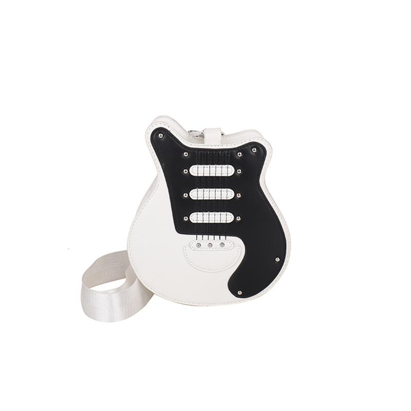 

Personalized violin bag 2025 new Korean version fashion rivet trend shoulder bag women s messenger tote bag pu